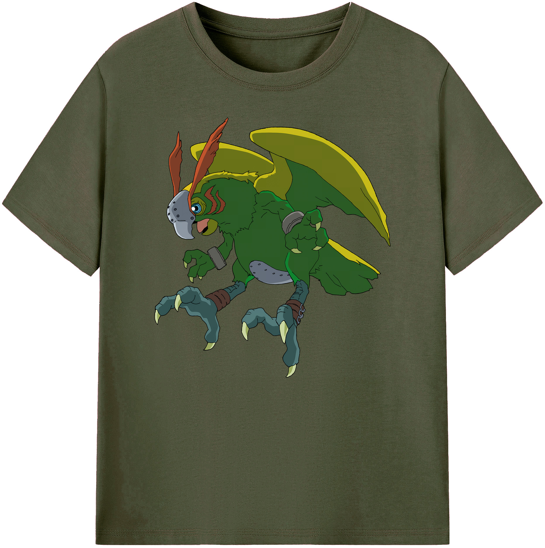 （画像用） Digimon デジタルモンスター/デジモン 綿100％ メンズ半袖Tシャツ｜肌触りやわらか＆通気性